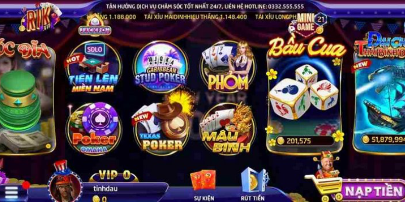 game hot tại Casino Rikvip Các tựa game hot tại Casino Rikvip