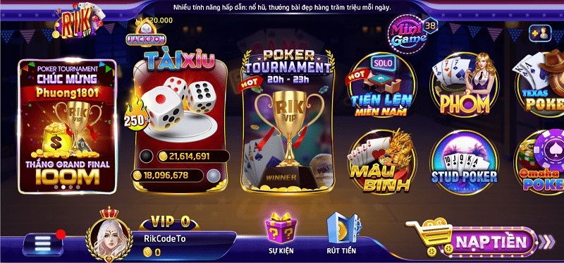 Hướng dẫn lấy lại mật khẩu Hướng dẫn lấy lại mật khẩu đăng nhập RikVip