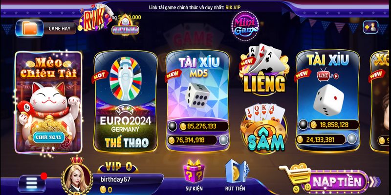 Đa dạng thể loại game Rikvip Đa dạng thể loại game giải trí tại Rikvip